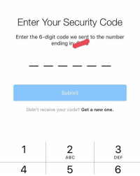 my 6 digit code whatsapp